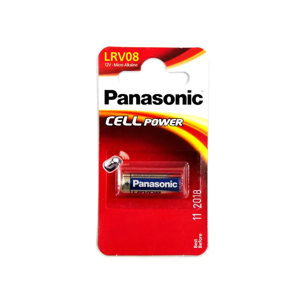 Батарейка Panasonic LRV08 1 шт. (альтернативне маркування MN21, A23) (LRV08L/1BE)