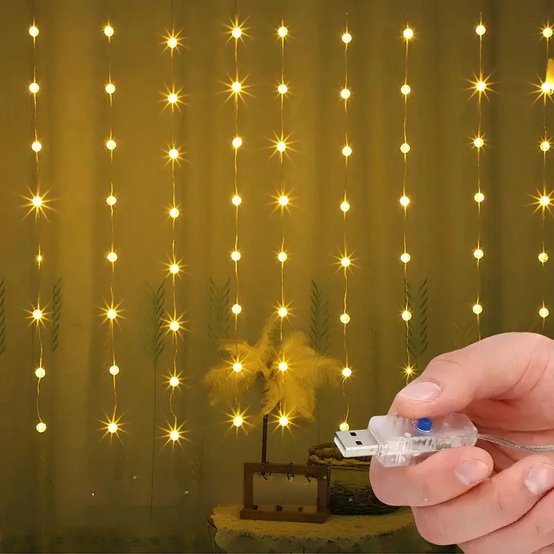 Гірлянда-штора XPRO Кульки LED 3х0.8 м (234575796_399) - фото 10