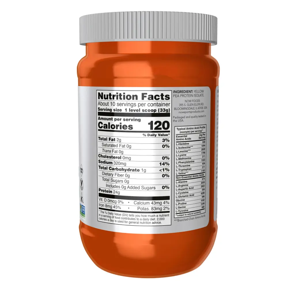 Гороховий протеїн, Pea Protein — 907 г Unflavored - фото 2