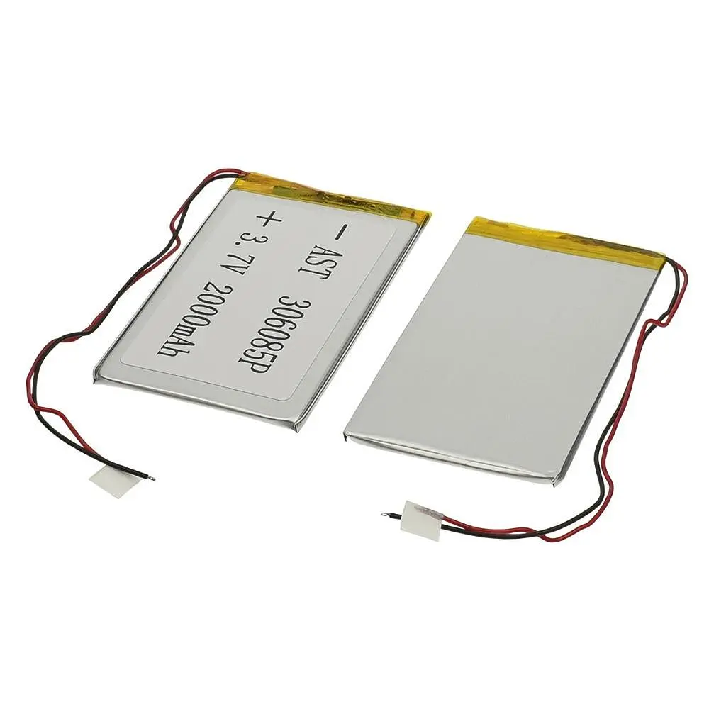 Акумулятор 306085P універсальний з контролером, 3,8 х 50 х 87 мм (1100 mAh)/ для смартфона, планшета - фото 2