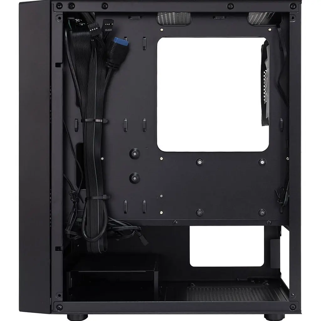Корпус 1stPlayer BS-2-BK-3F1 Black [134425] - фото 6