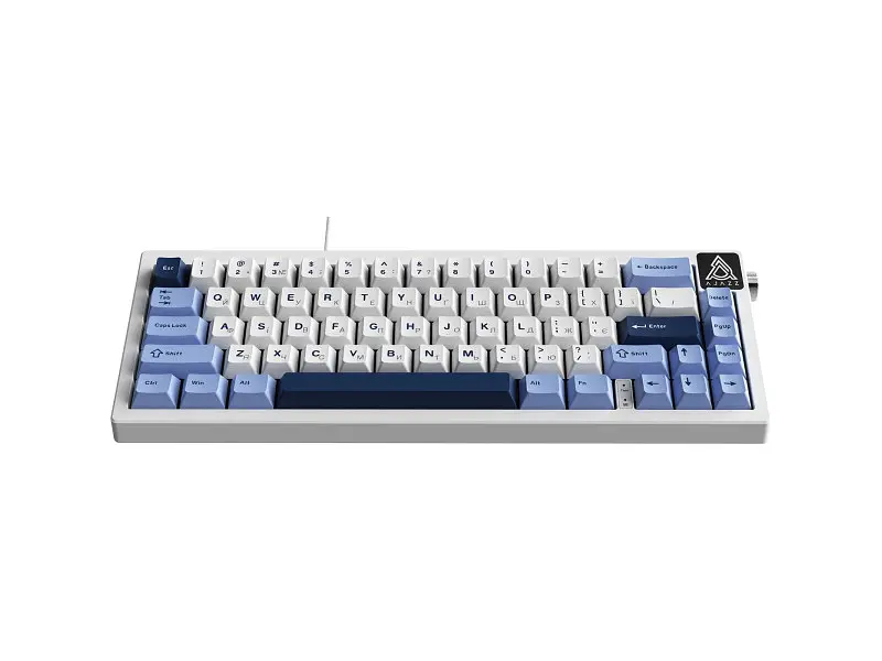 Клавіатура Ajazz AK650 Sea Salt Switch White USB-C (AK650-SS-BWB) - фото 4