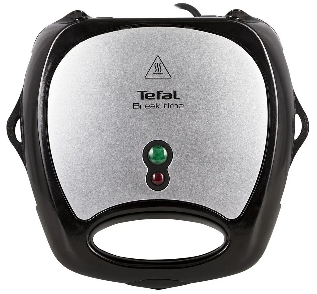 Мультимейкер Tefal Break time Break time 700 Вт комплект 3 пластини тефлон пластик чорно-сріблястий - фото 2