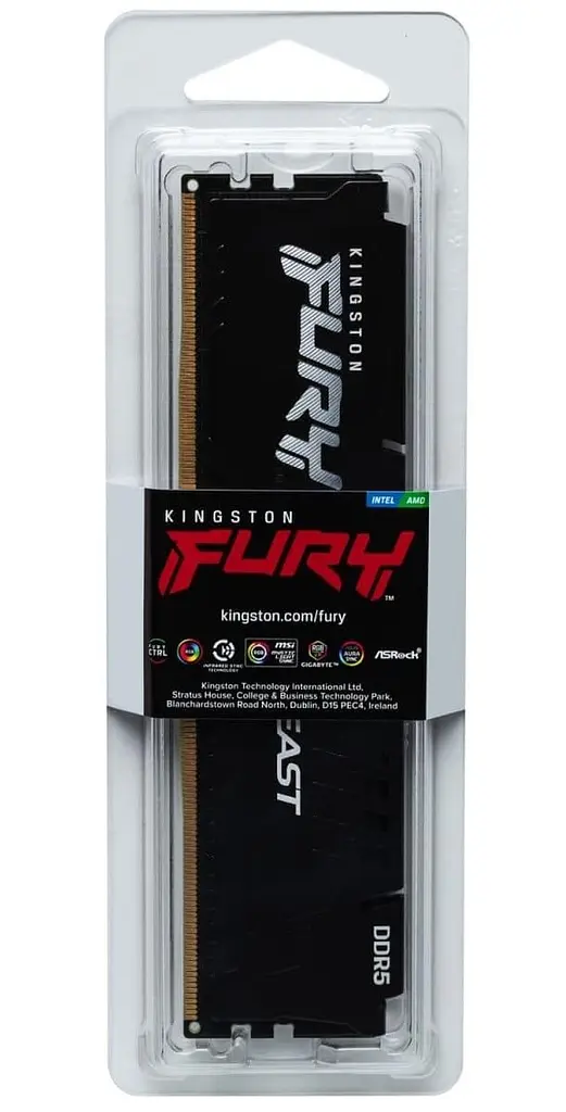 Модуль пам'яті Kingston Fury DDR5 8GB 6000Mhz Beast Black EXPO (KF560C36BBE-8) - фото 5