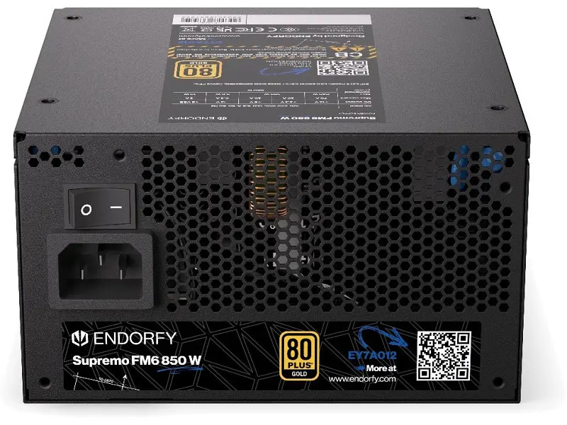 Блок живлення ENDORFY Supremo FM6 850W Black (EY7A012) - фото 5