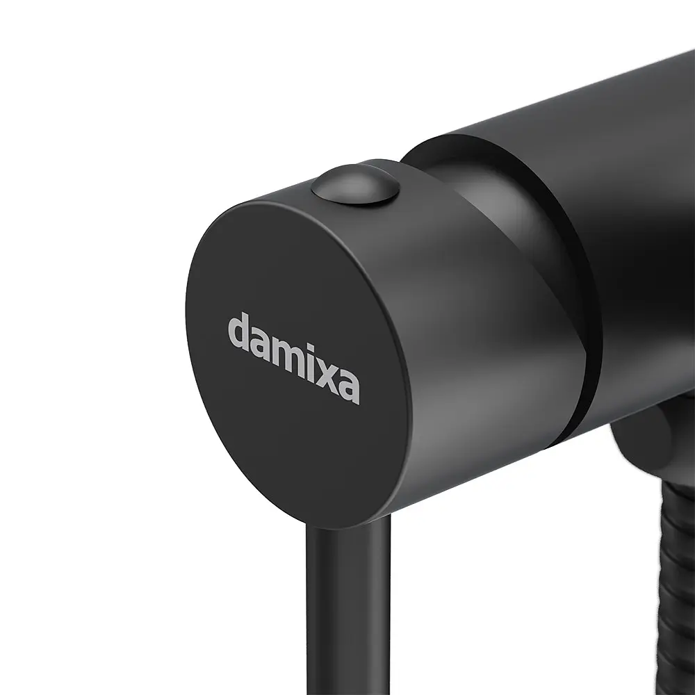 Гігієнічний душ прихованого монтажу Damixa Option з тримачем black matt 217000000 - фото 5