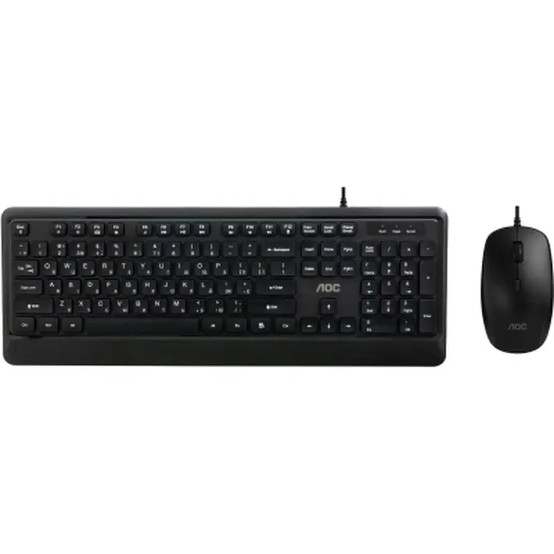Комплект AOC KM220B USB UA Black (KM220B/97)