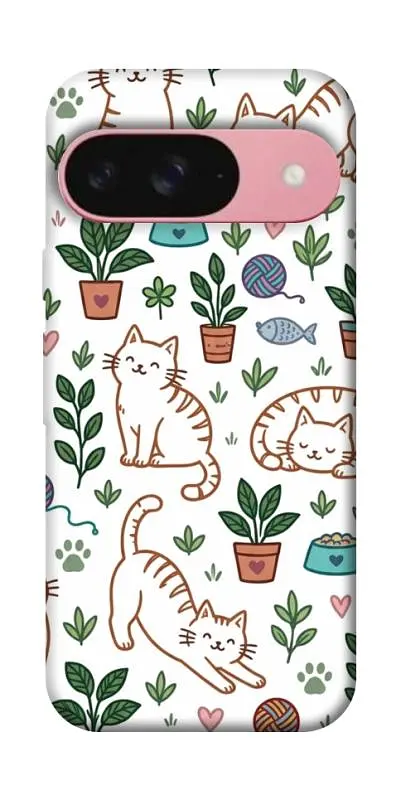 TPU чохол Demsky Cats pattern для Google Pixel 9