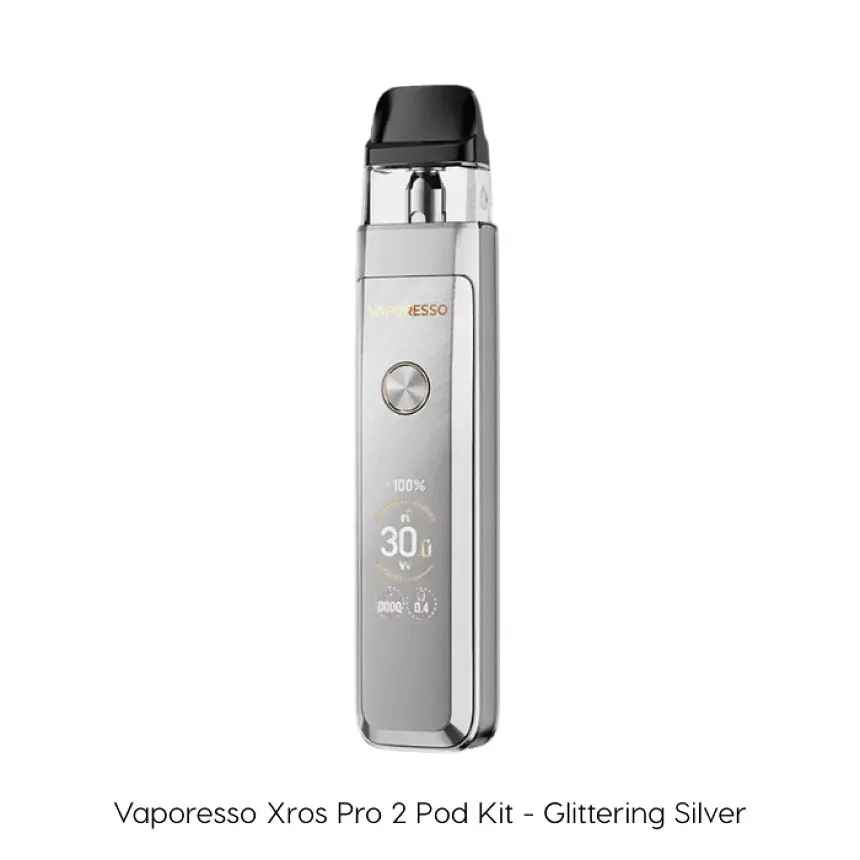 Под-система Vaporesso XROS PRO 2 30W Pod 2000mAh 3ml електронна сигарета Kit Glittering Silver (18820) - фото 2