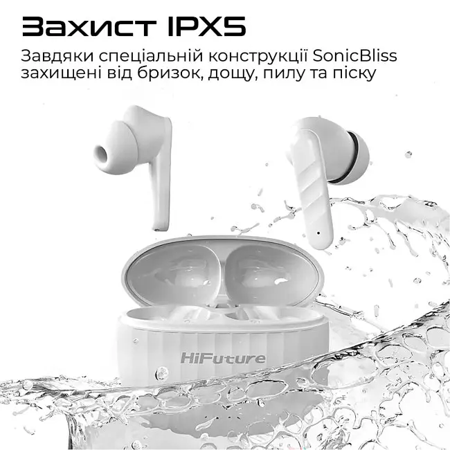 Навушники HiFuture SonicBliss White - фото 6
