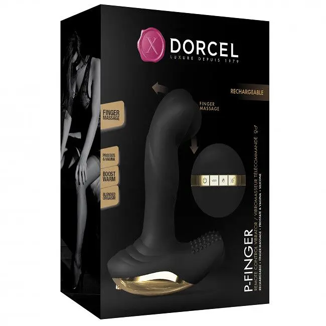Вібромасажер з масажем пальцем для простати та вагіні Dorcel P-Finger Dorcel SO4868 91356