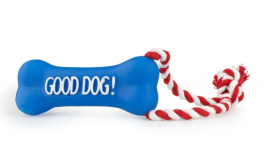 Іграшка для собак кістка на шнурку Happet, різнобарвний, 13 см, (Z857)