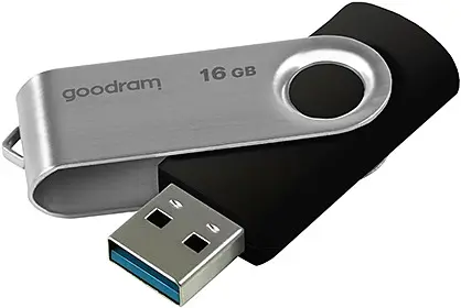 USB Flash накопичувач Goodram 16GB UTS3 Twister USB 3.0 black (UTS3-0160K0R11) - фото 2