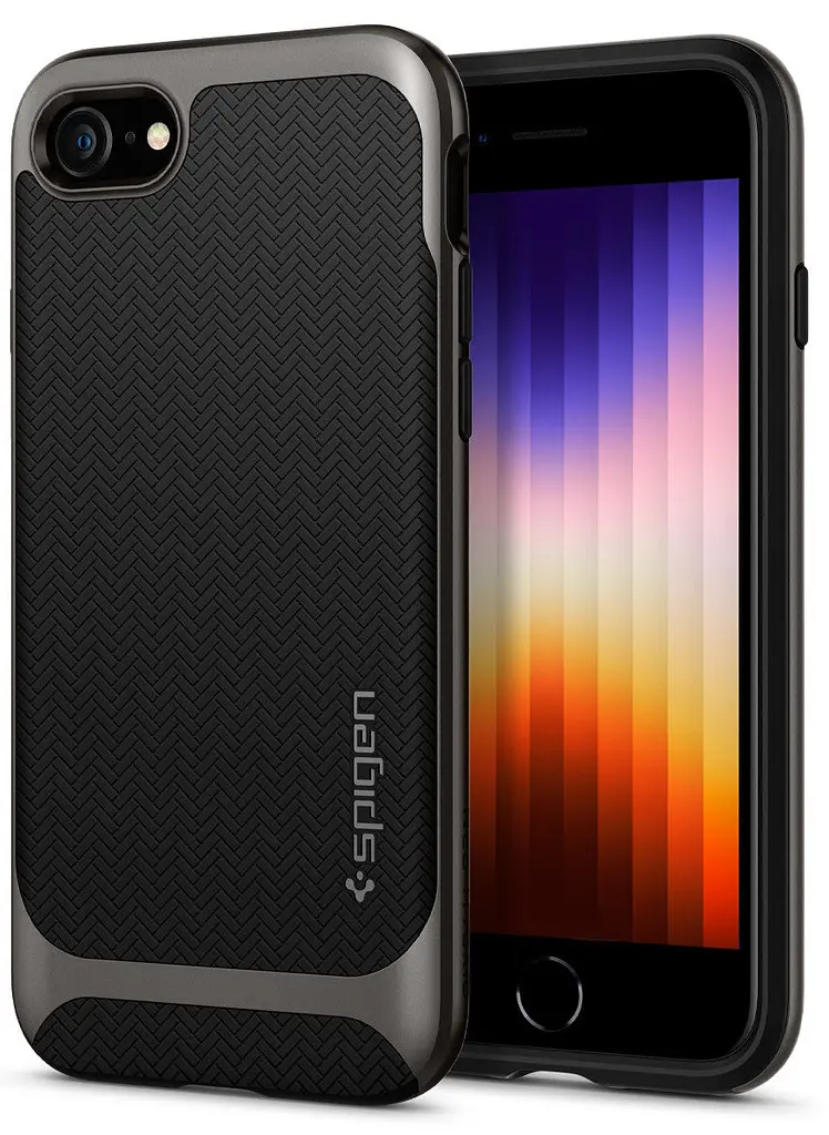 Чохол оригінальний Spigen Neo Hybrid Herringbone 054CS22197 для iPhone 7/8/SE 2020/2022 Gunmetal - фото 10