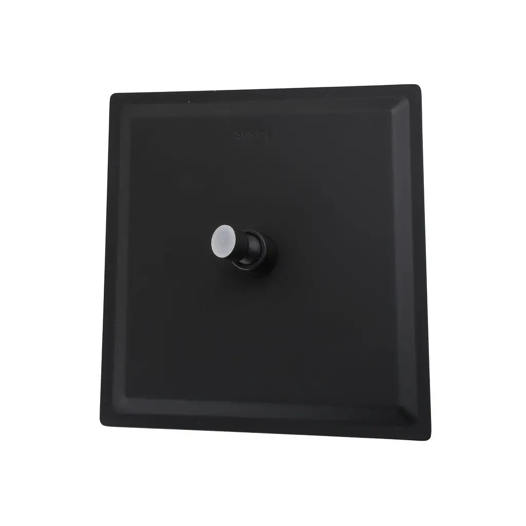 Верхній душ Globus Lux ST-0250-Q-BB, Чорний матовий - фото 3