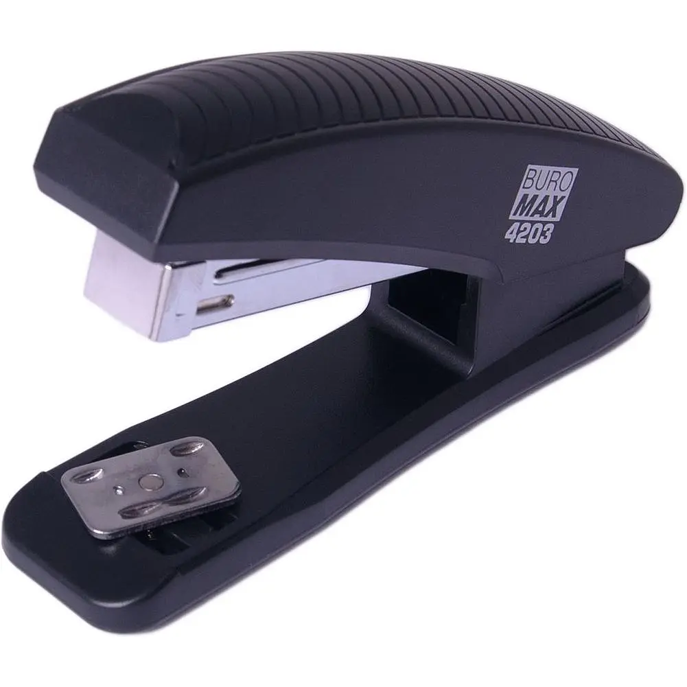 Степлер Buromax пластиковый №24/6, 26/6, 20 листов черный (BM.4203-01) - фото 2
