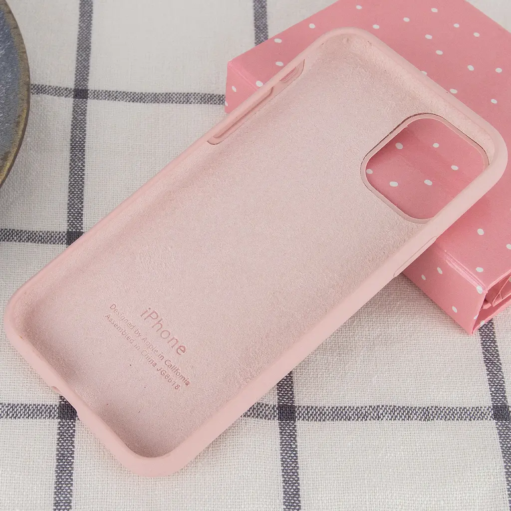 Чохол Silicone Case для Apple iPhone 12/12 Pro (Pink Sand) АА [51041] - фото 3