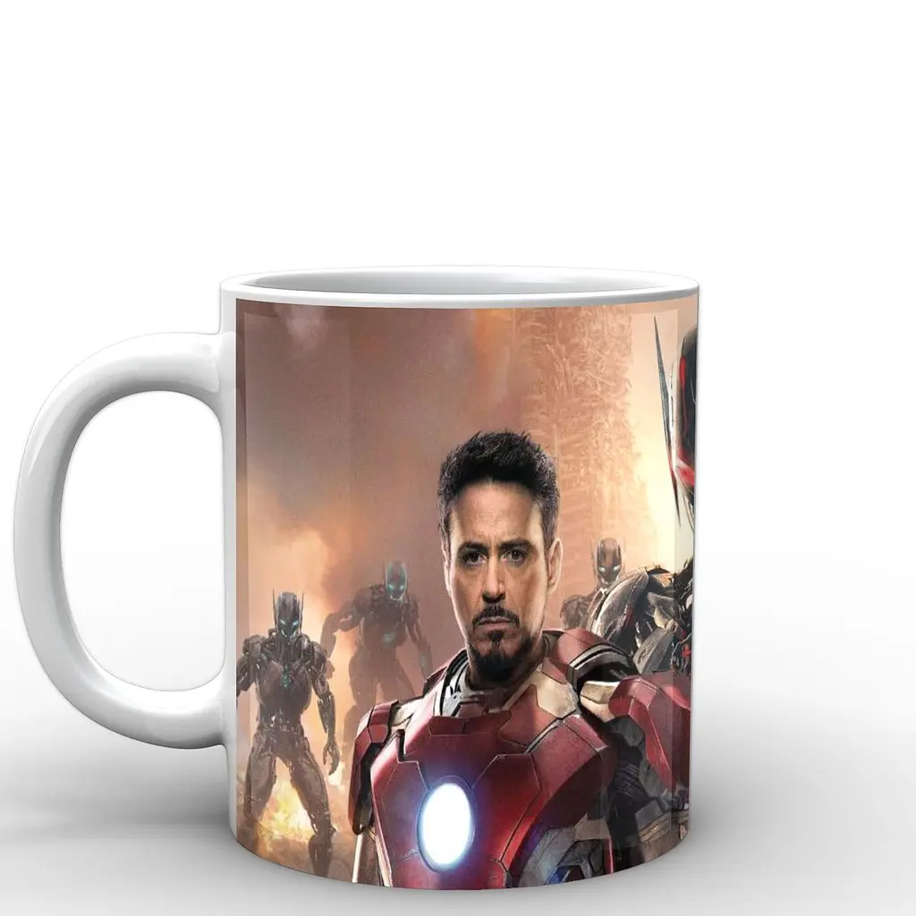 Кухоль GeekLand Captain America Стів Роджерс і Тоні Старк CA.02.016 330 мл білий - фото 2