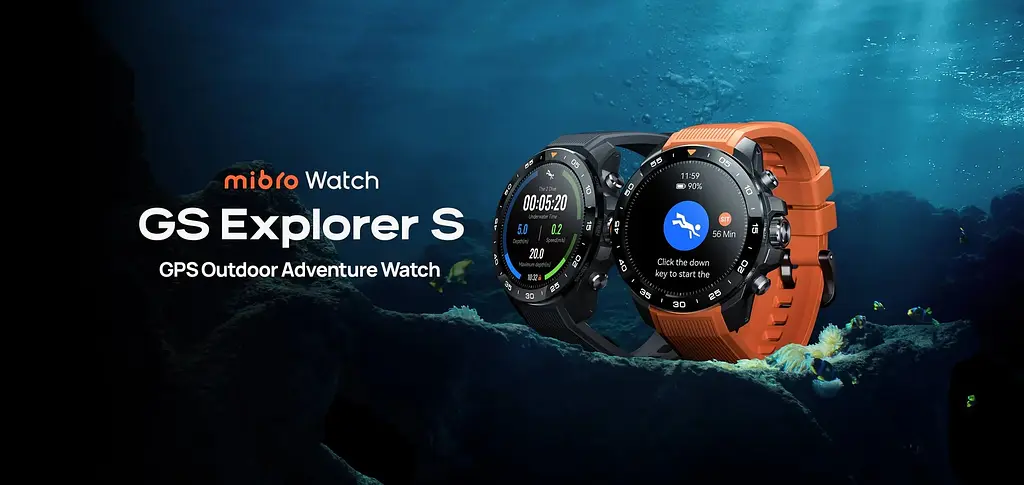Mibro Смарт-часи GS Explorer S 48мм, 1.32", 466x466, AMOLED, BT 5.3, Dual-band GPS, 10 ATM, чорний обсидіан - фото 2