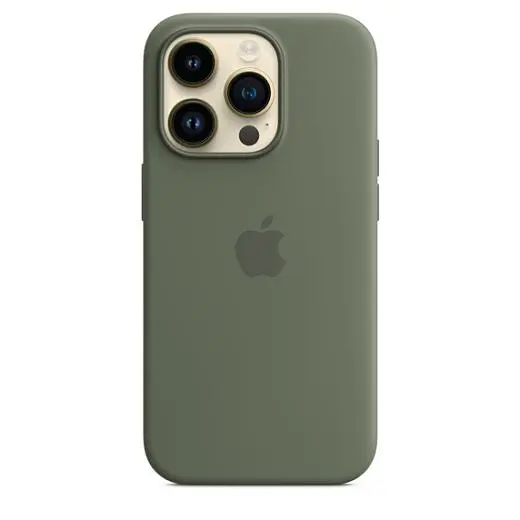 Силіконовий чохол CasePro Silicone Case з MagSafe Olive для iPhone 14 Pro - фото 2