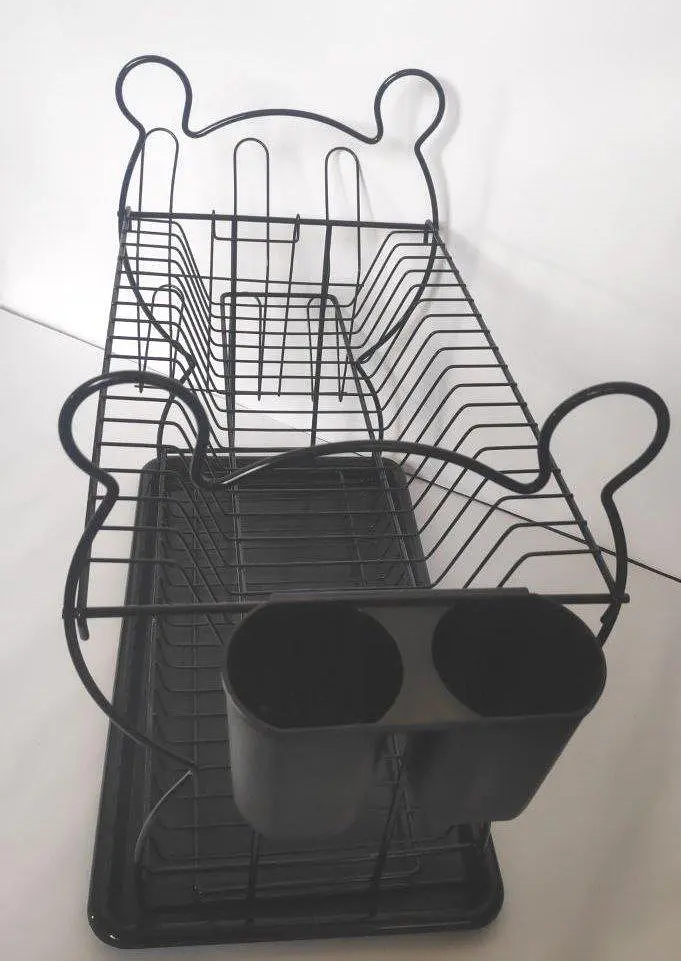 Сушка для посуду Dish Rack WL 2606 S чорна - фото 3
