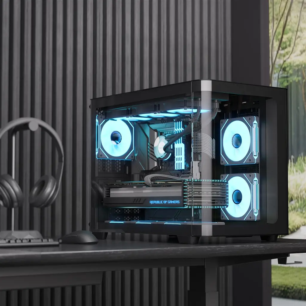 Корпус AeroCool P300C-G-BK-v1 (ACCS-PN02033.11) Black без БЖ - фото 2