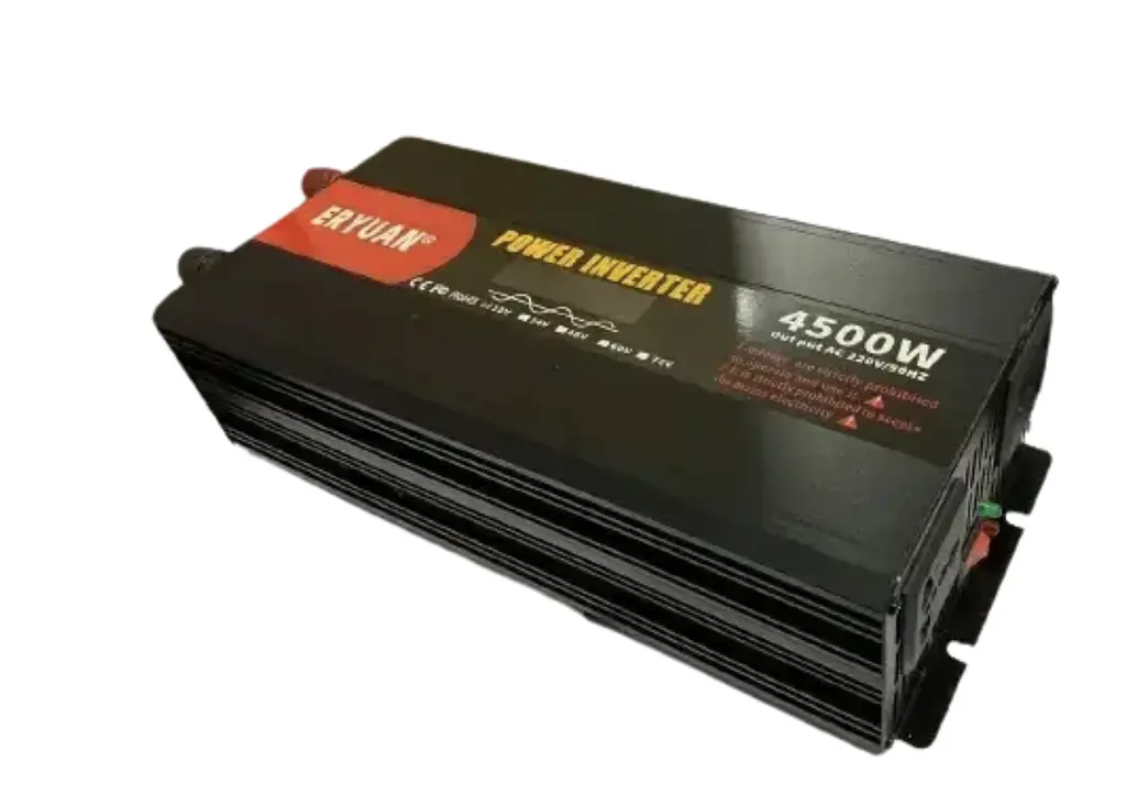 Перетворювач напруги AGM 12V → 220V 4500W чиста синусоїда з LCD-дисплеєм - фото 5