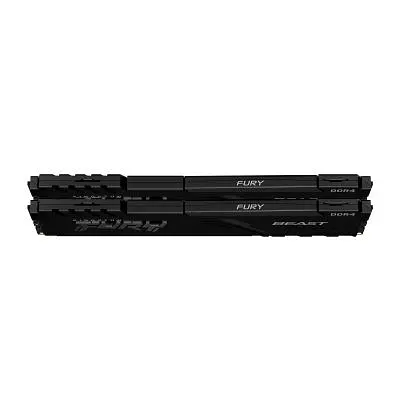 Модуль пам'яті для комп'ютера DDR4 32GB (2x16GB) 3600 MHz Fury Beast Black Kingston Fury (ex.HyperX) (KF436C18BBK2/32) - фото 2