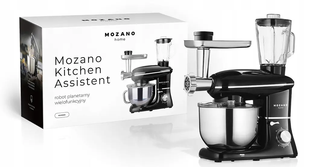 Професійний Кухонний Комбайн 3в1 Mozano Kitchen Machine 2300 Вт AGD/ROB/02#BLACK - фото 2