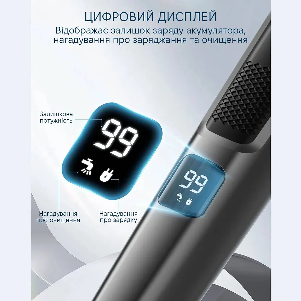 Епілятор бездротовий жіночий Enchen A1 Grey - фото 7