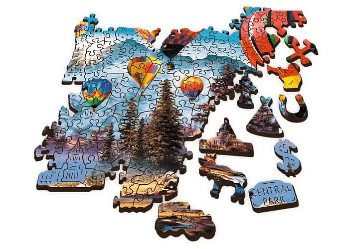 Пазл Trefl дерев'яний фігурний Повітряні кулі 1000 ел. (20143) - фото 3