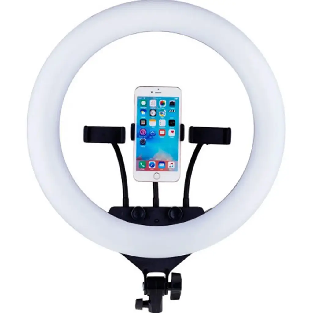 Кільцева LED лампа DK RGB 45 см MJ-45 + Remote + 3 Holders [110248] - фото 2