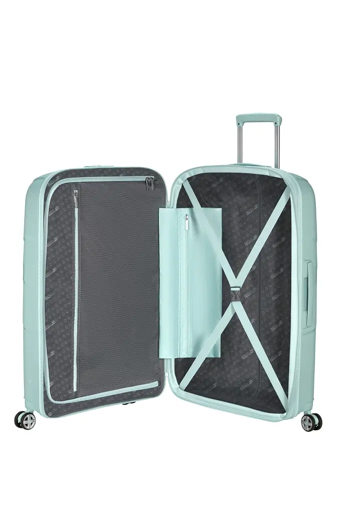 Валіза American Tourister STARVIBE METALLIC SURF BLUE 77х51х30(33) 77 См MD5*21004 - фото 2