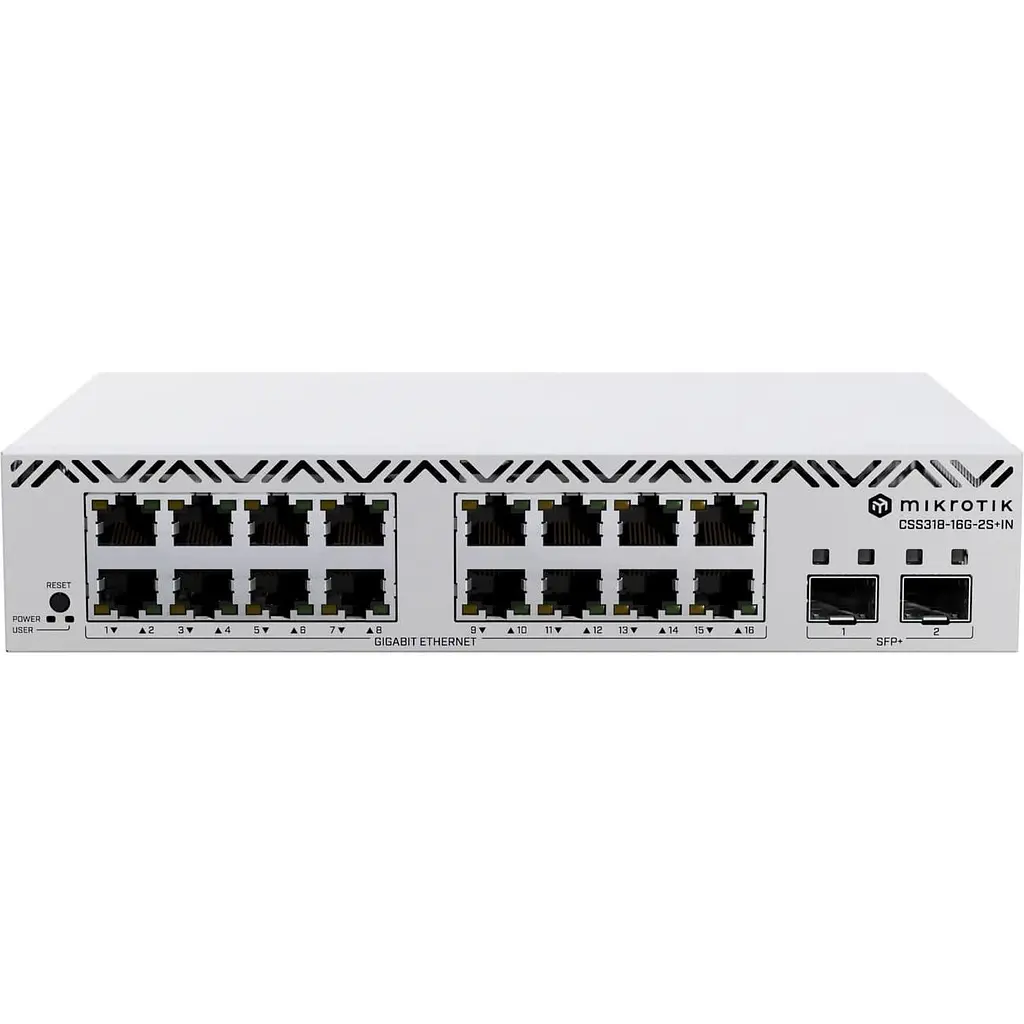 Комутатор MikroTik Ethernet CSS318-16G-2S+IN (CSS318-16G-2S+IN) - фото 2