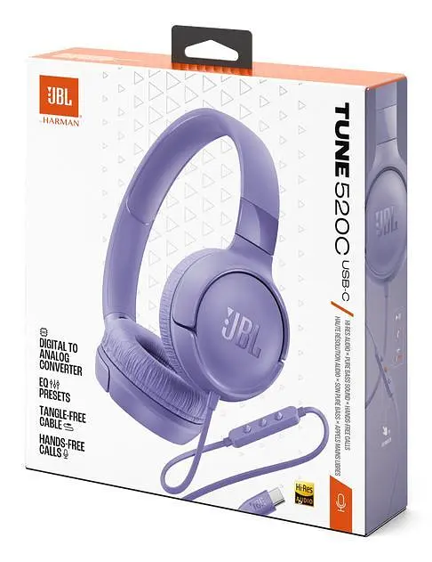 Навушники JBL JBLT520CPUR Purple - фото 10