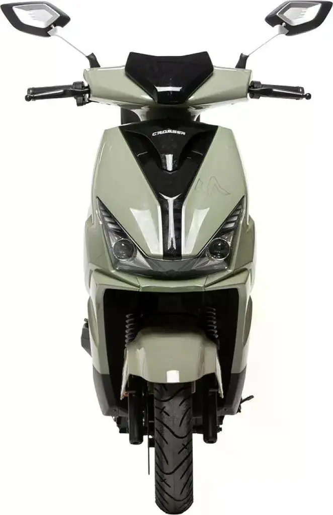 Электроскутер Двухместный Crosser CR23 (2500W, 72V/23Ah) Зеленый - фото 4