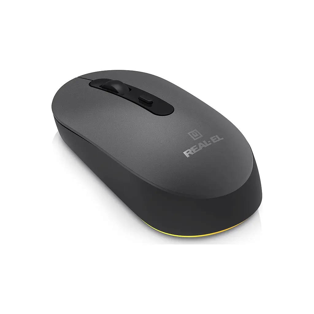 Мишка REAL-EL RM-470W Wireless/Bluetooth Dark Gray (EL123200049) - фото 4