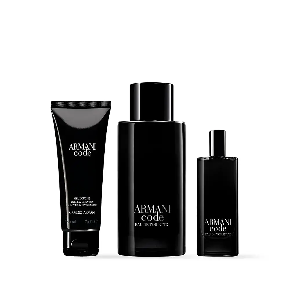 Набір Giorgio Armani Code 125 мл туалетна вода 75 мл дель для душа 15 мл міні - фото 2