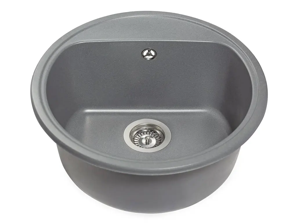 Кухонна мийка Miraggio MALIBU gray (0000027) Граніт, Врізна, Сірий - фото 3