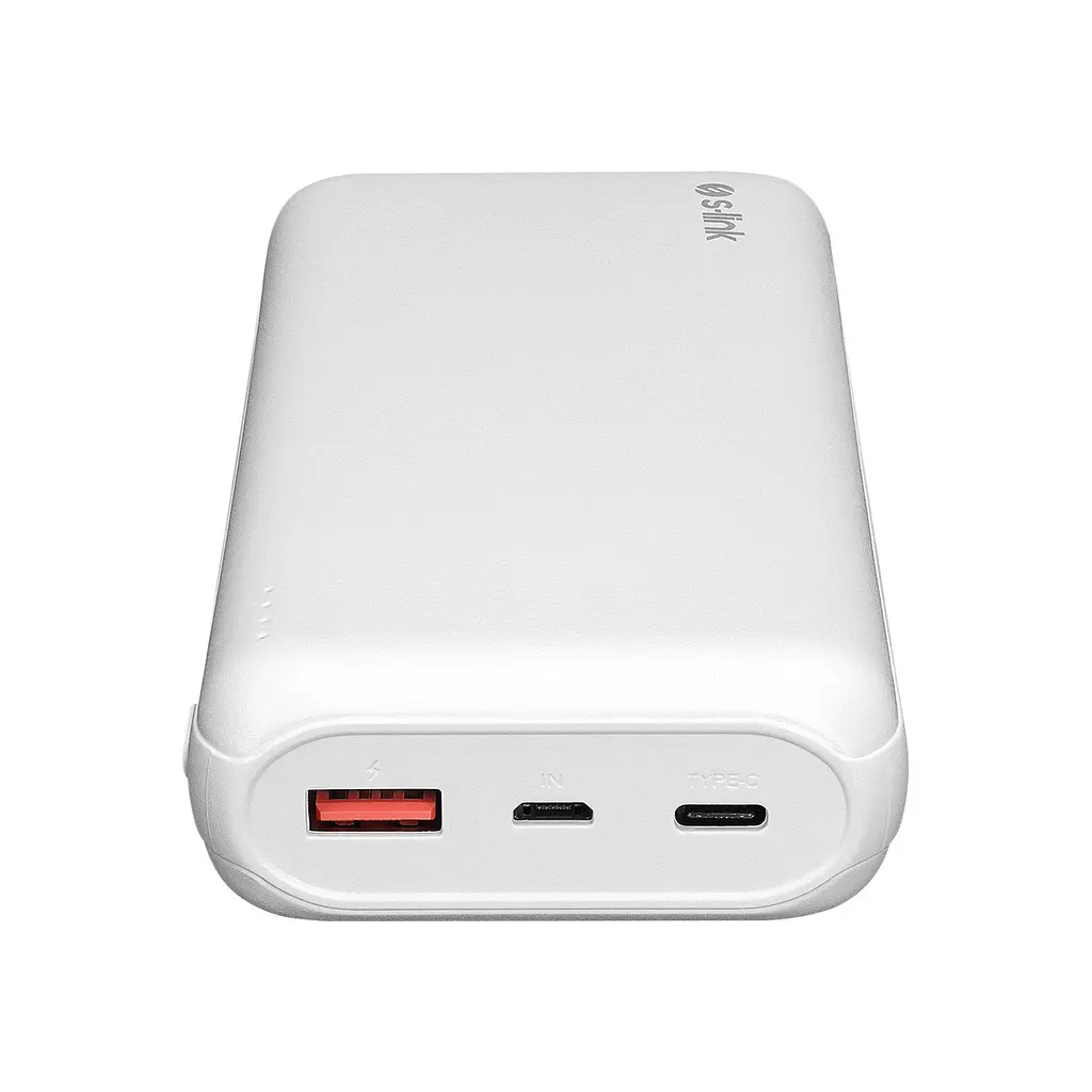 Повербанк S-link PD20W+QC 3.0 White - фото 2