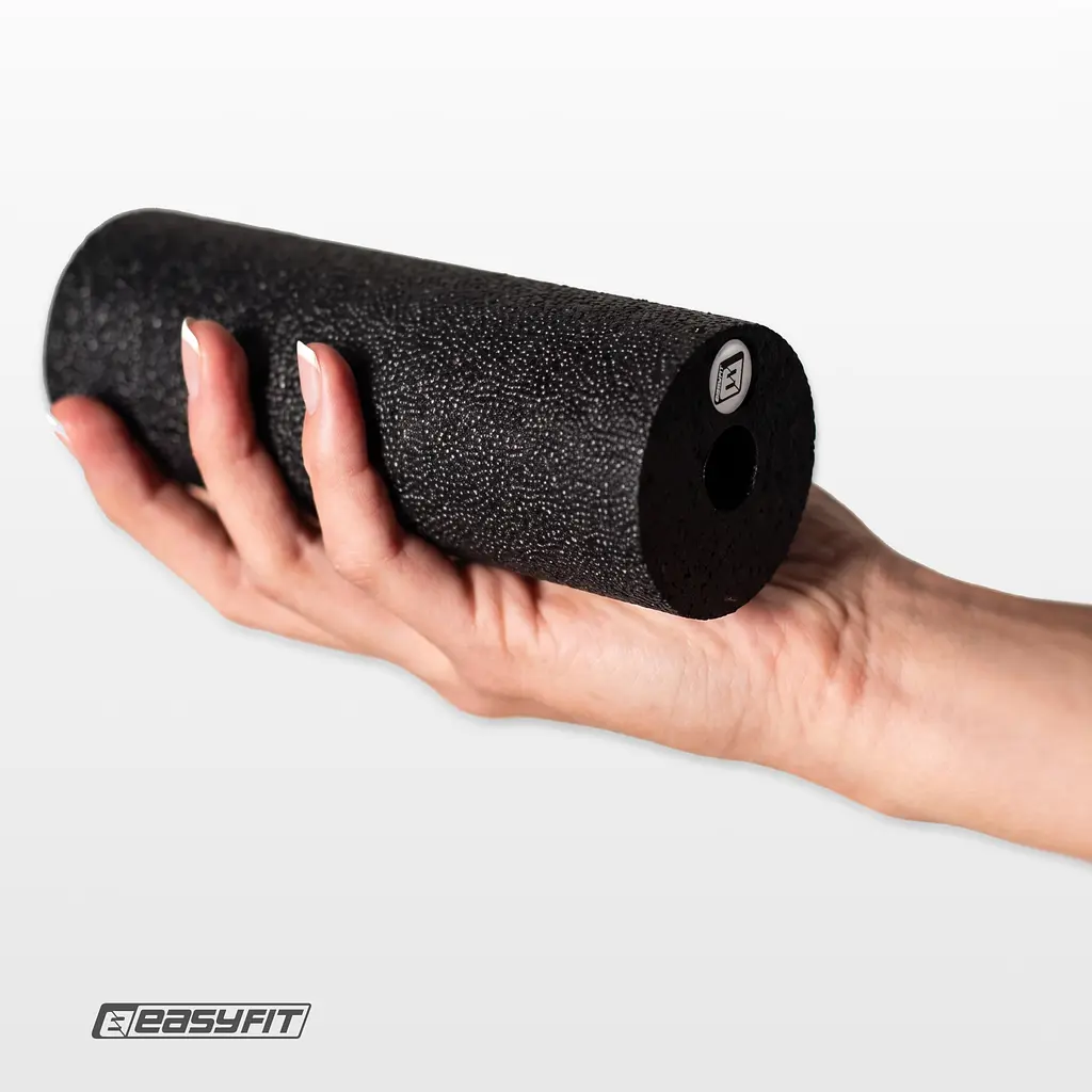 Масажний ролик EasyFit EPP 15х5 см чорний - фото 2