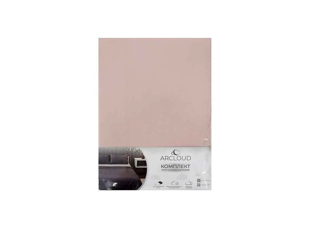 Комплект постільної білизни ARCLOUD Євро 200х220 14-1309 Peach Whip 2нав. 50х70 мікрофібра - фото 3