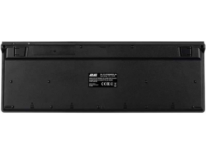Клавіатура 2E KS280 WL BT Black/Gray (2 E-KS280WBGR_UA) - фото 2