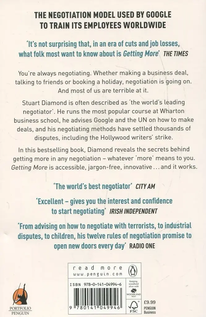Getting More. How You Can Negotiate to Succeed in Work and Life - фото 2
