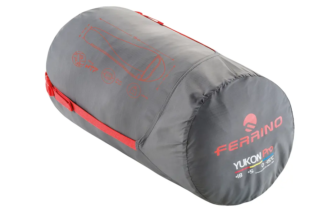 Спальний мішок Ferrino Yukon Pro/0°C Scarlet Red/Grey Left (86359IAA) - фото 3