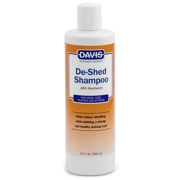 Шампунь Davis De-Shed Shampoo ДЕВІС для полегшення линьки шерсті у собак і котів (концентрат) 355 мл (DSS12)