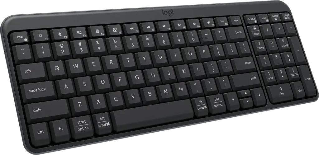 Клавіатура бездротова Logitech K250 Graphite (920-013822) - фото 2
