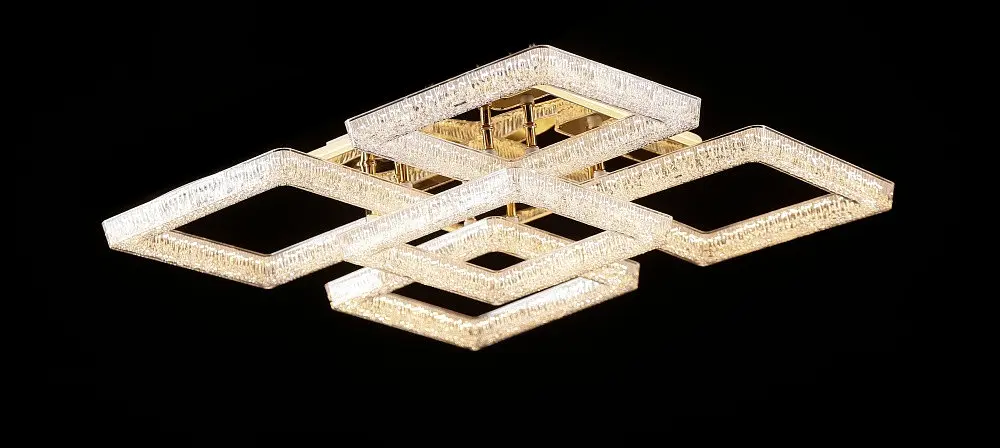 Світлодіодна люстра Splendid Ray LS/5B LED (CH), білий, хром, 90 Вт, від 11-18 м² - фото 3