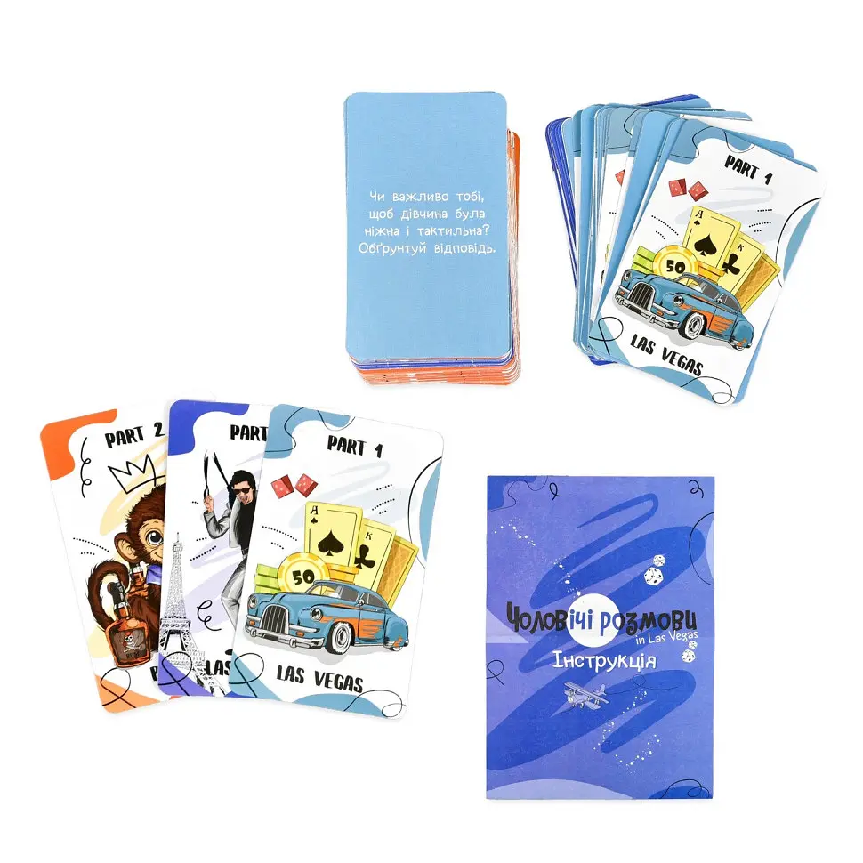 Карточная игра Мужские разговоры 30673 карточек 108 штук - фото 3