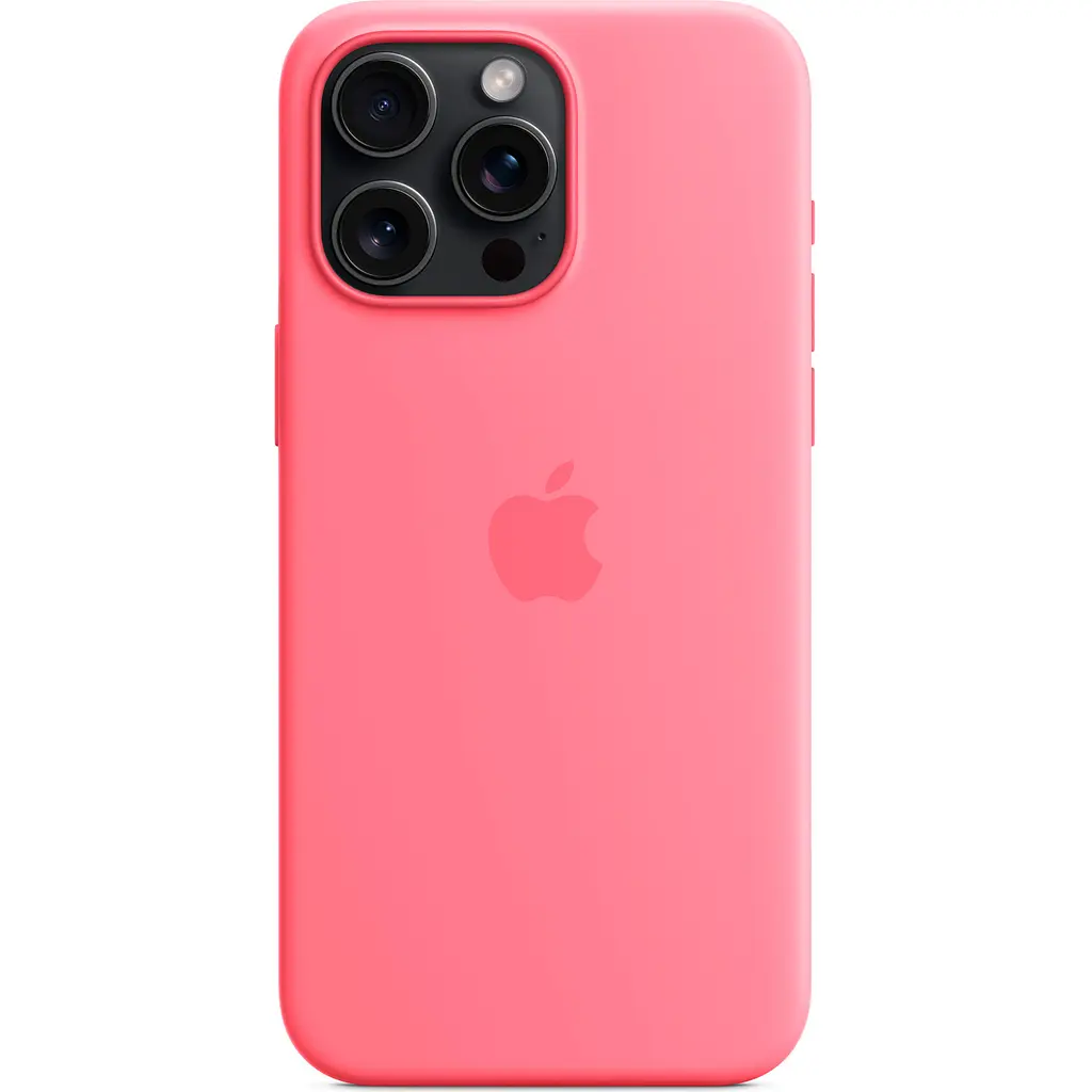 Чохол Silicone Case with MagSafe для Apple iPhone 15 Pro Max Pink AAA [105765] - фото 3